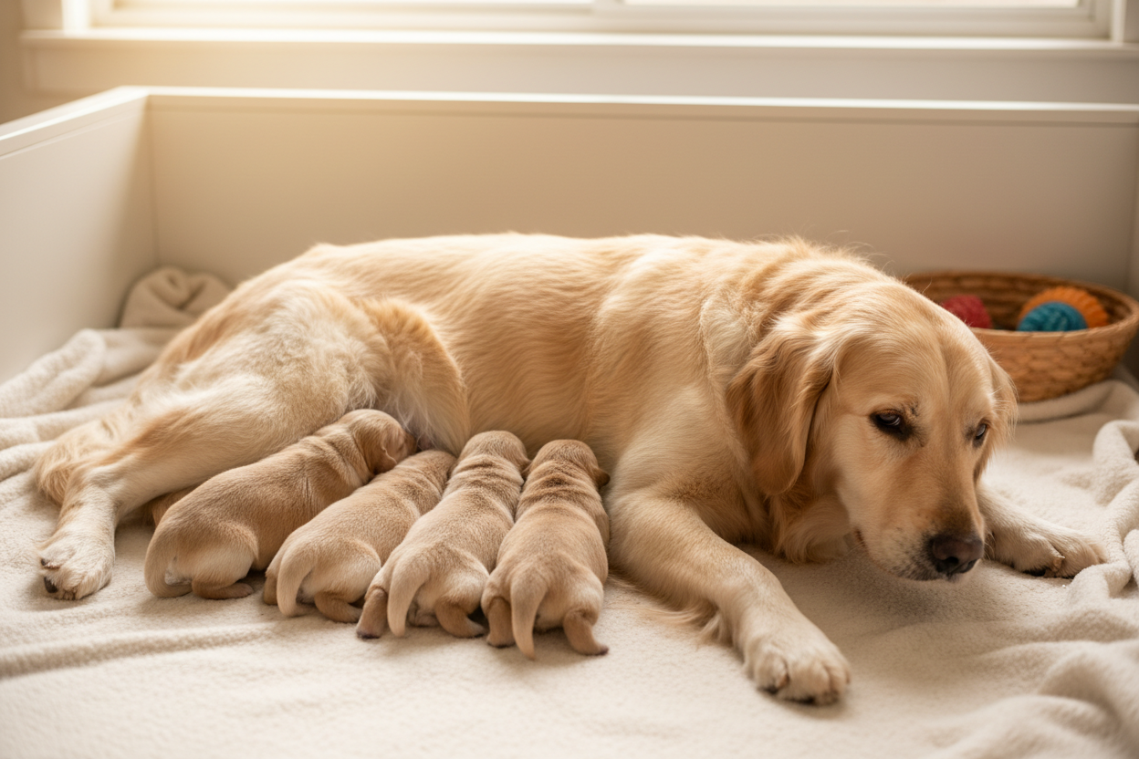 Motherhood and Milk: A Guide to Dog Lactation Care