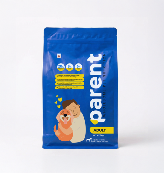 Parent Adult Dog Food | Free Bonus Calcium Bones | Best Supplement for Dental health & Joint Mobility Active Living