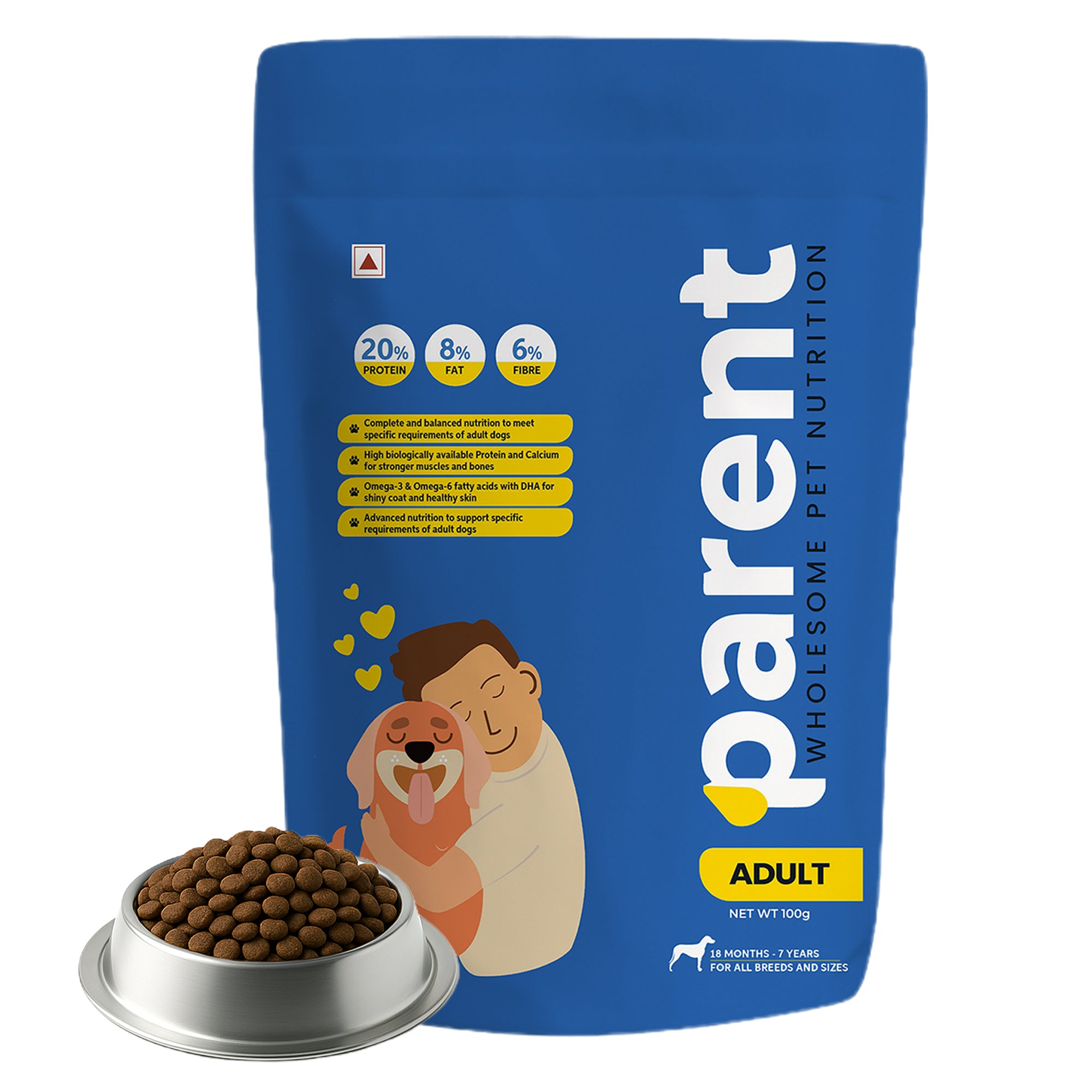 Parent 100gms Adult Dog Food
