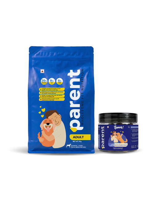 Parent Adult Dog Food | Bonus Multivitamin | Best Daily Nutrition Support for Adult Dogs