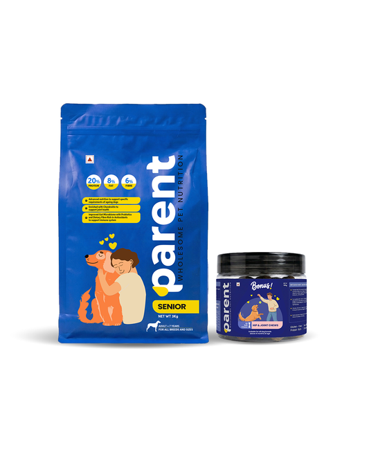 Parent Senior Pet food | Bonus Hip & Joints | Best Supplement for 7+ Years Dog