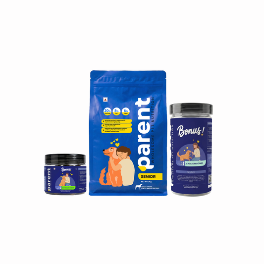 Parent Senior Pet food | Bonus Calcium Bones & Gut Health | Best Supplement for 7+ Years Dog